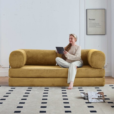 Sillón Cama 3 Cuerpos CloudNest Amarillo