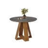 Mesa de Comedor Redonda - Linea Celeste Milán Gris