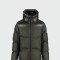 Moncler -Chaqueta impermeable con capucha rellena de plumas, Damavand Verde