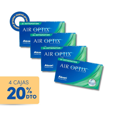 Air Optix Plus Astigm- PROMO 4 cajas Air Optix Plus Astigm- Promo 4 Cajas