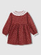 Vestido Smock Cuello Volante Caldera