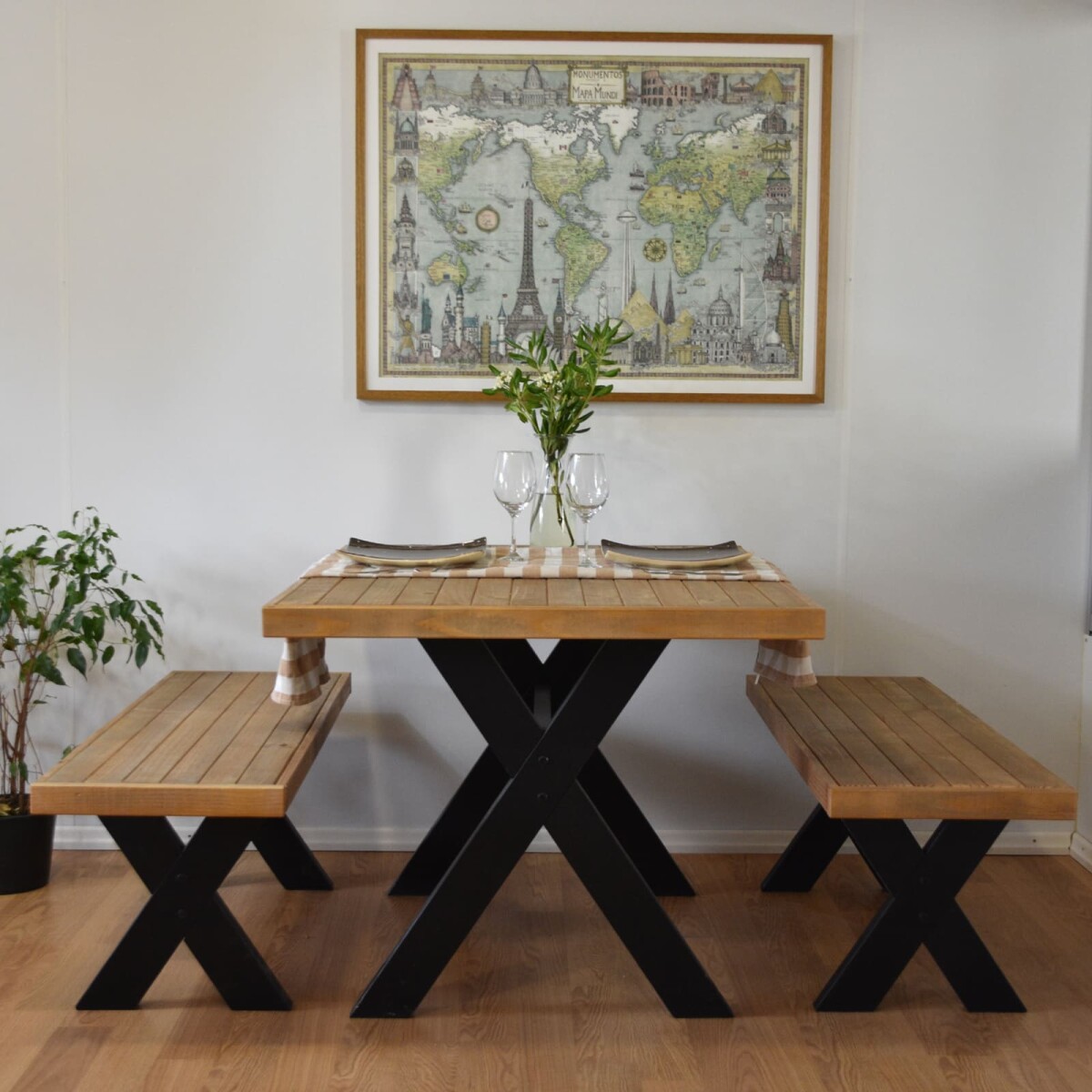 Juego de Comedor Pata X 1,60 