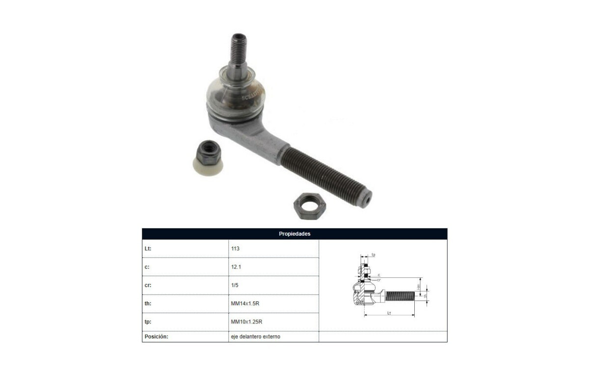 Puntero Citroen Ax/C4/Saxo, Peug 106/207/605/307/206 86-25 Izq Puntero Citroen Ax/C4/Saxo, Peug 106/207/605/307/206 86-25 Izq
