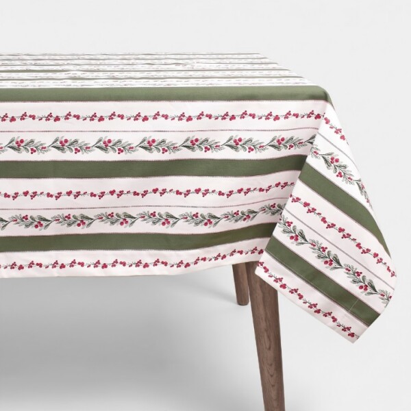 Mantel Navidad 2026 220 x 220cm. Holiday Berries
