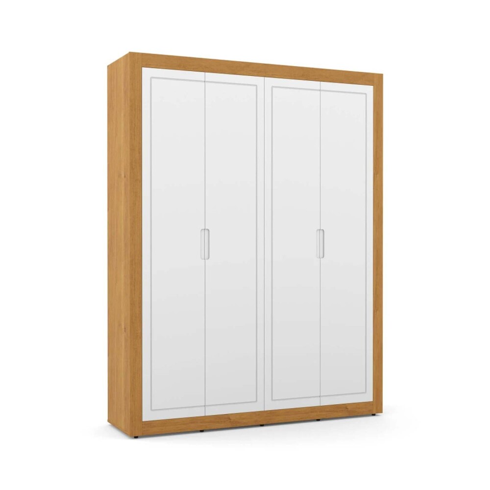 PLACARD 4 PUERTAS MDF-Y-MADERA BLANCO TUTTO