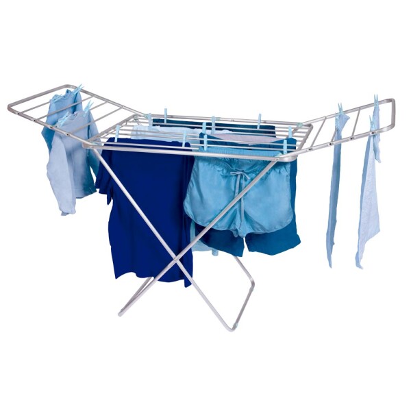 TENDEDERO DE PISO CON ALAS - MAXI - ALUMINIO TENDEDERO DE PISO CON ALAS - MAXI - ALUMINIO