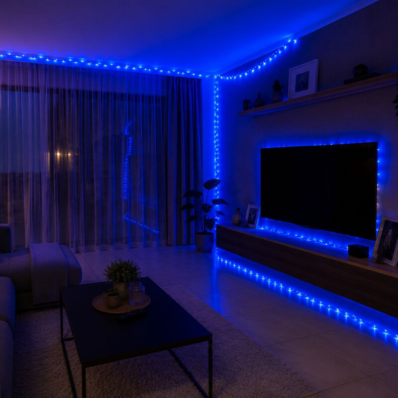Tira de Luces Led Azul
