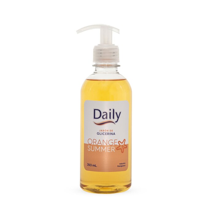 DAILY JABON LIQ. ORANGE SUMMER 350 ML UN única