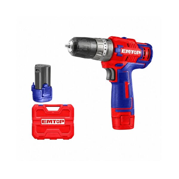 TALADRO ATORN IMP. BAT USB 12V ECIDL12620 45NM EMTOP Taladro Atorn Imp. Bat Usb 12v Ecidl12620 45nm Emtop
