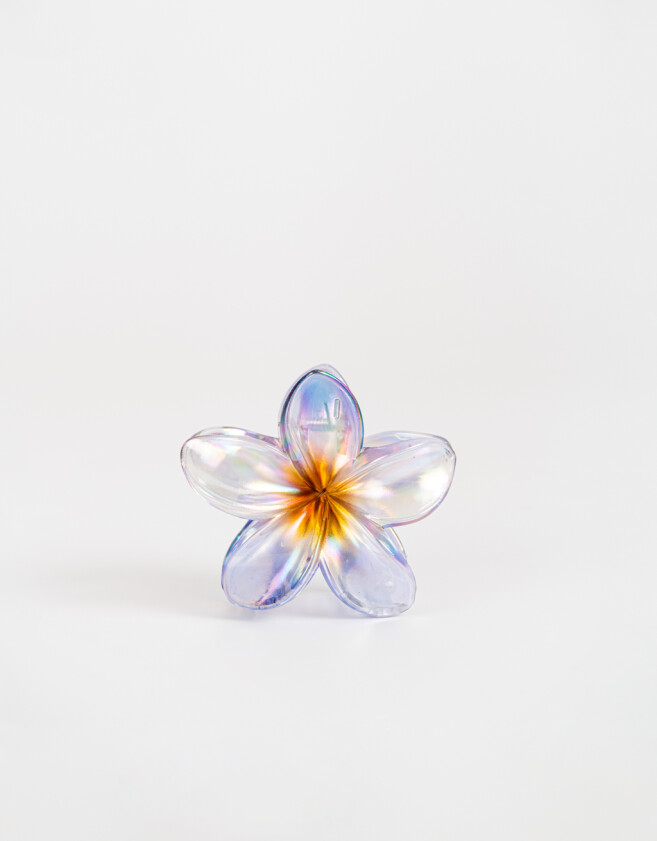 Broche Hawaianas Broche Flor - Violeta Lila