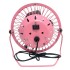 Ventilador Metálico Usb 4" ROSADO