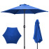 Sombrilla Grande Para Jardin Reforzada 2.70 M Acero Premium Con Manija Playa Filtro Uv Imback Color Azul Sombrilla Grande Para Jardin Reforzada 2.70 M Acero Premium Con Manija Playa Filtro Uv Imback Color Azul