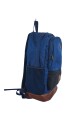 Mochila grande con bolsillo Azul