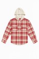 Campera con capucha ROJO