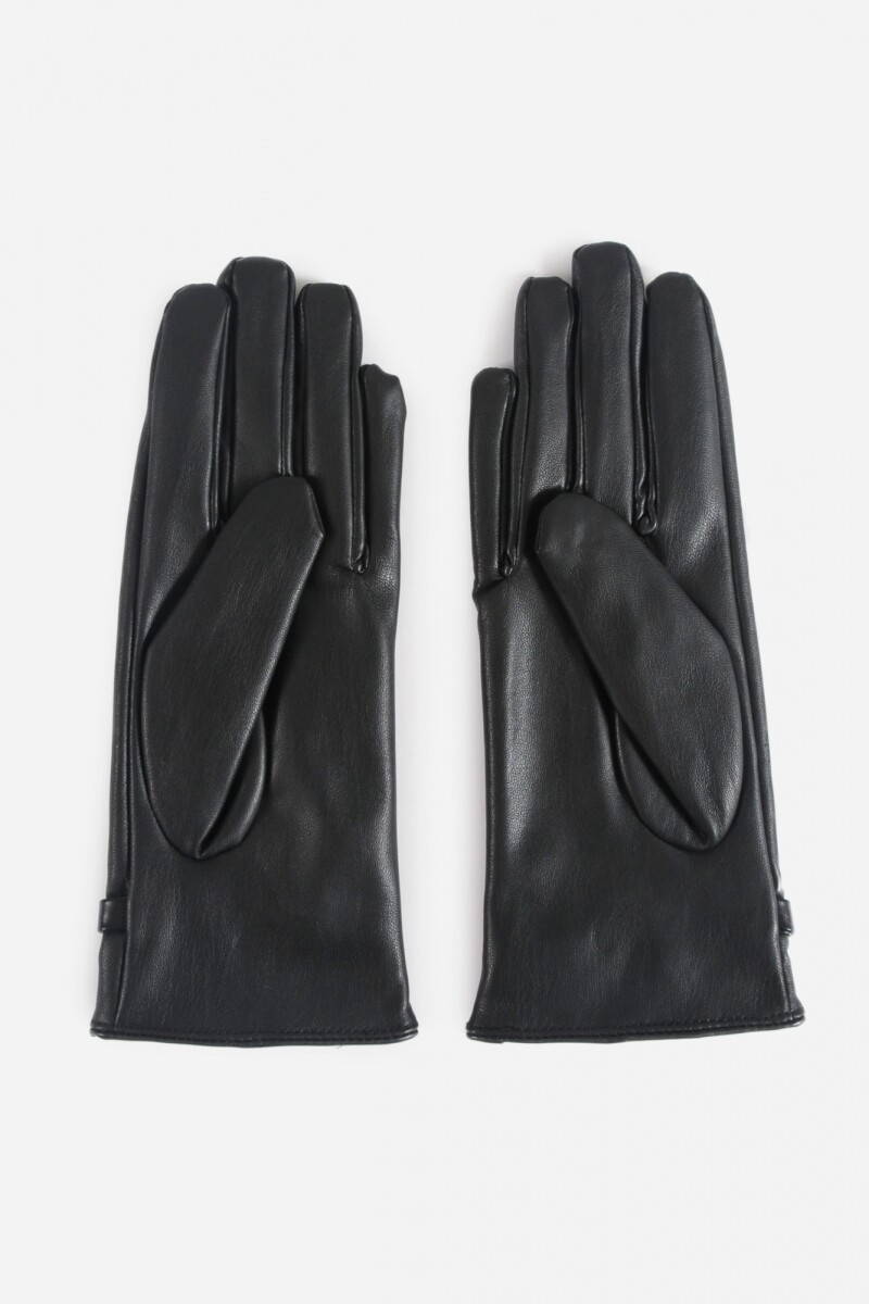 Guantes con hebilla hook negro