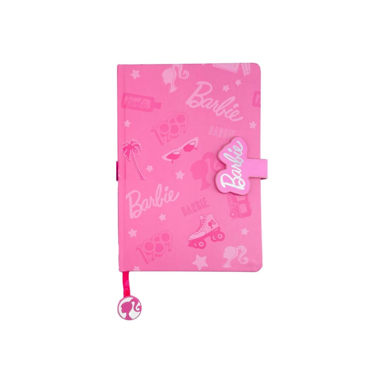 Cuaderno A5 tapa dura Barbie - rosa 