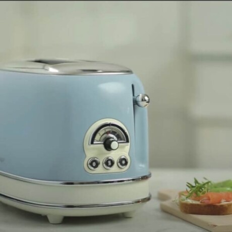 Tostadora 2 ranuras Vintage Azul Ariete Tostadora 2 ranuras Vintage Azul Ariete