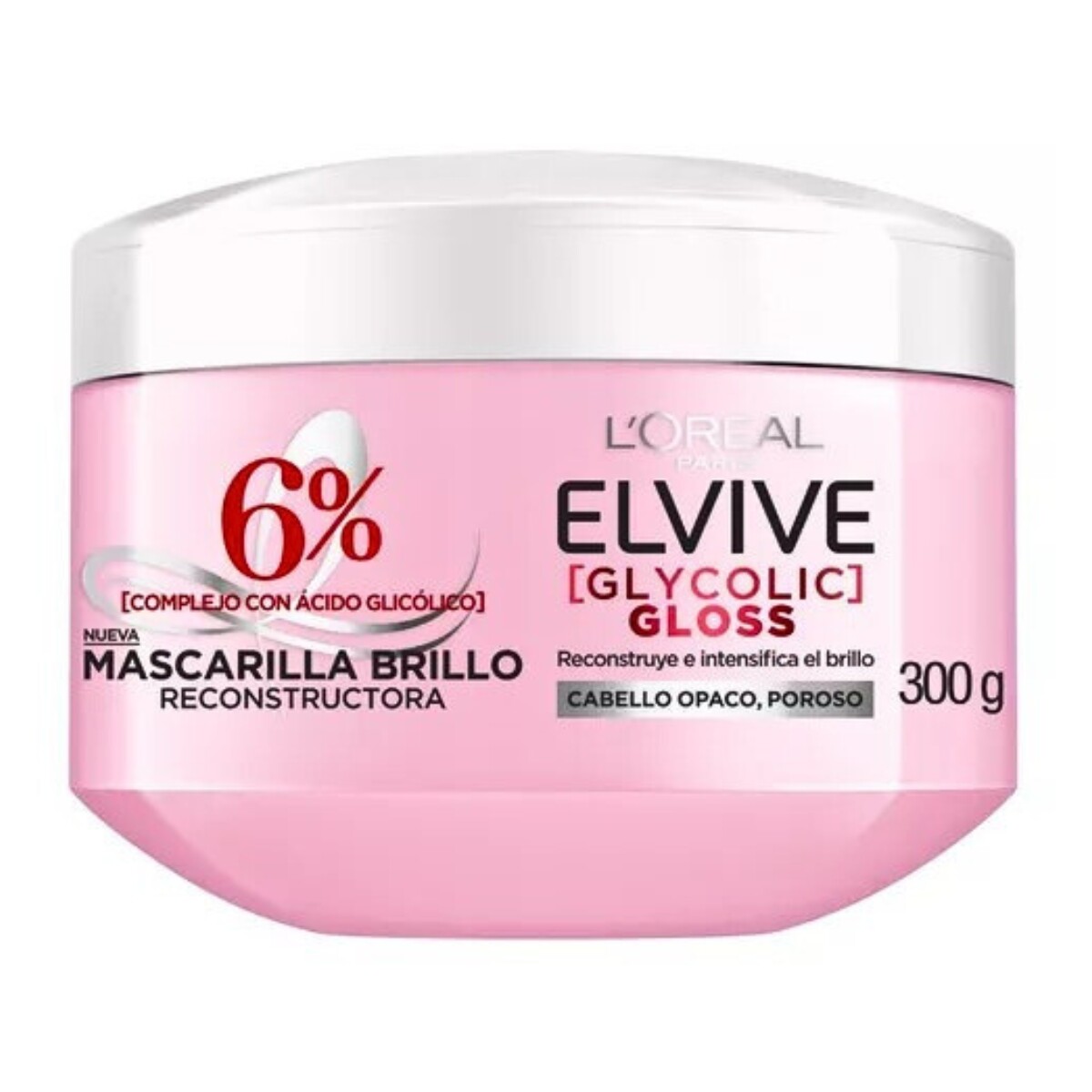 CREMA TRATAMIENTO ELVIVE 300 ML GLYCOLICO GLOSS 