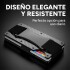 Billetera Tarjetero Bloqueo Rfid Anti Clonación Calidad Variante Color Plateado Labrado