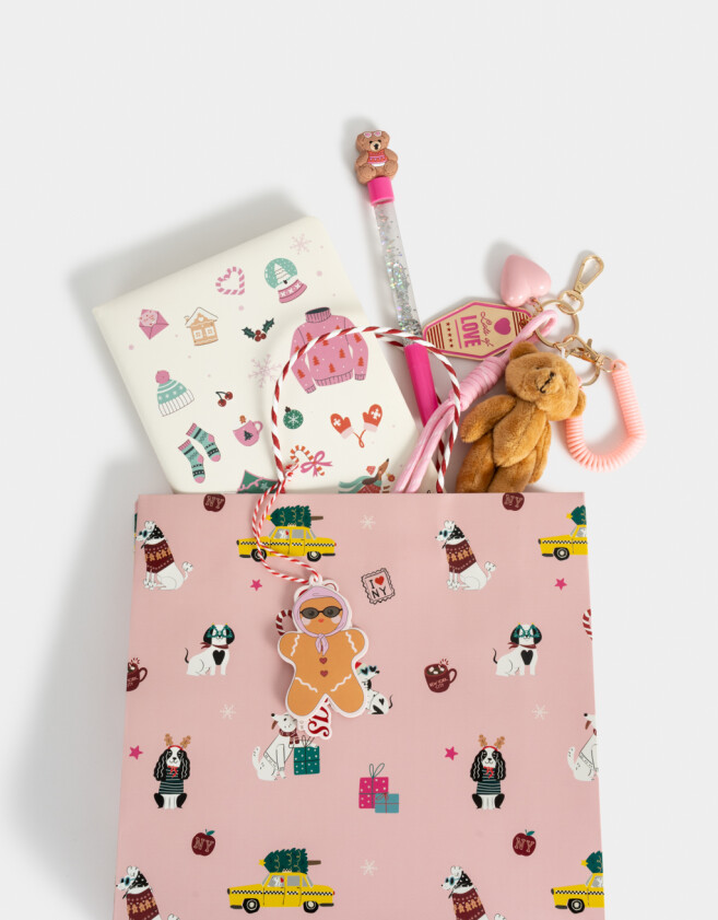 Accesorios Regalos Estampados Bolsa De Regalo Navideña - Combinacion Multicolor