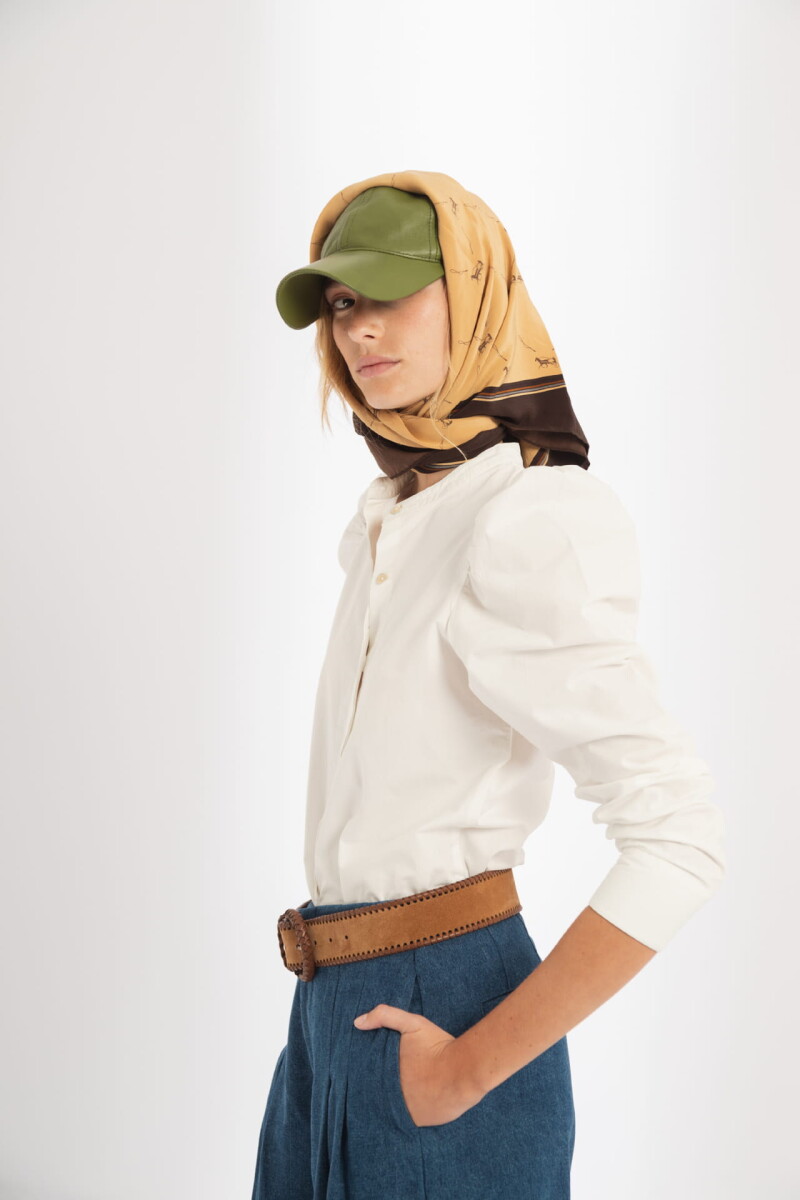 Camisa Lilium en Algodón Blanca