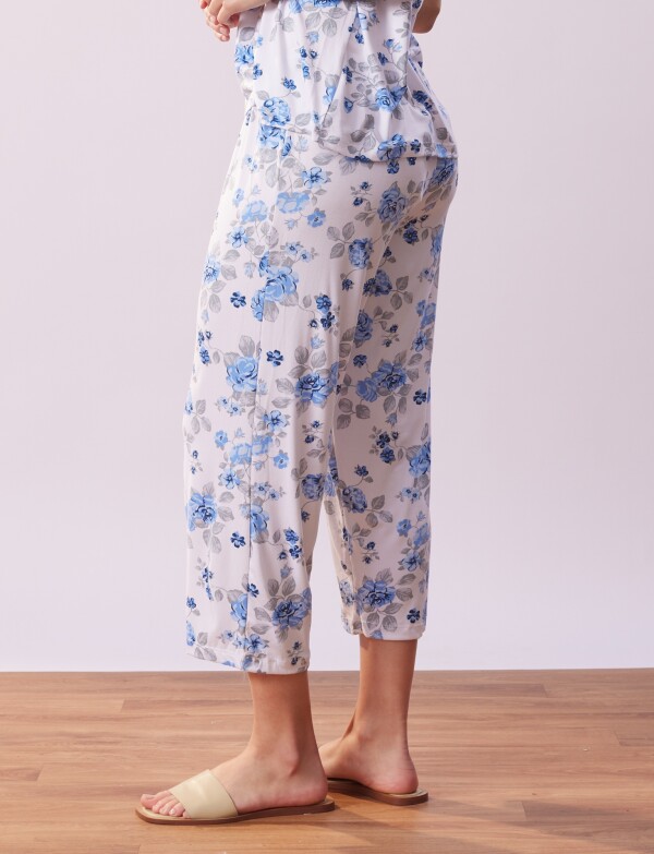 Pijama C/capri BLANCO/MULTI