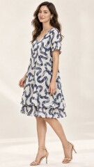 VESTIDO LUAN ESTAMPADO BLANCO-AZUL
