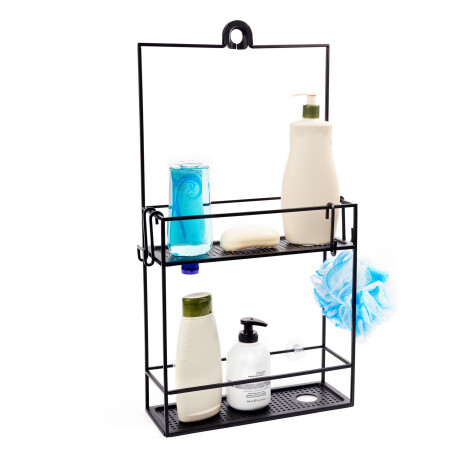 ORGANIZADOR DE DUCHA ACERO NEGRO UMBRA