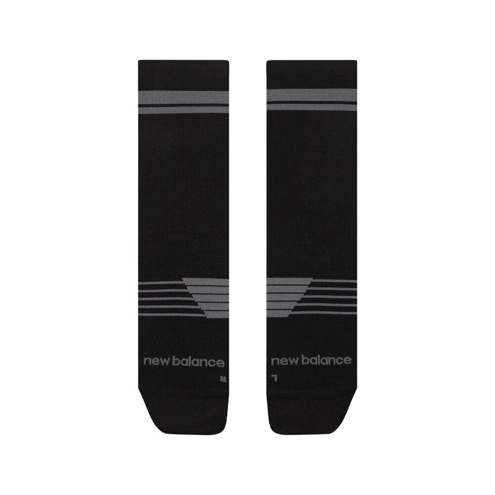 Medias Running Pro Run Crew 1 Pair Unisex Black