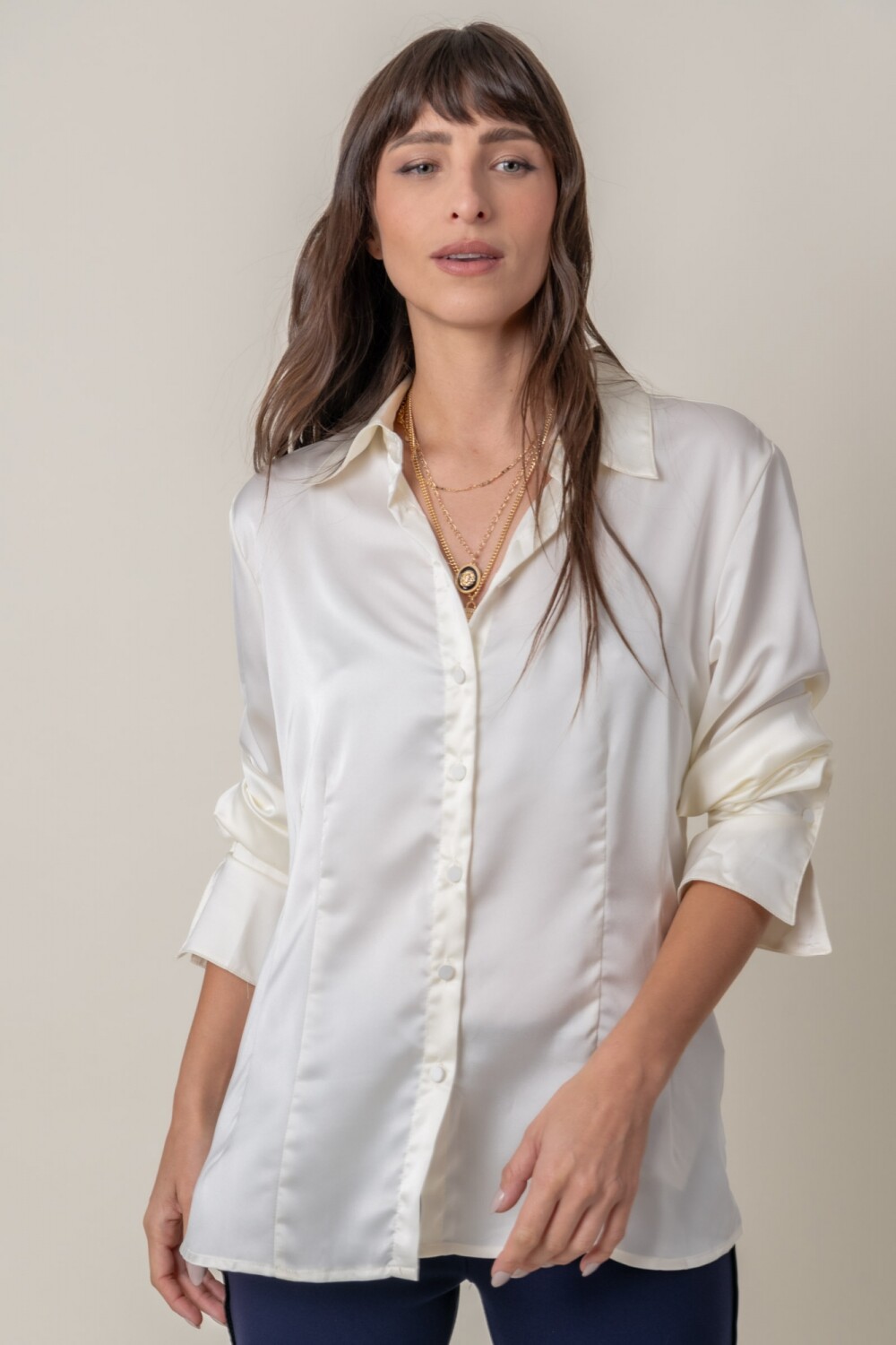CAMISA OFF WHITE Marfil