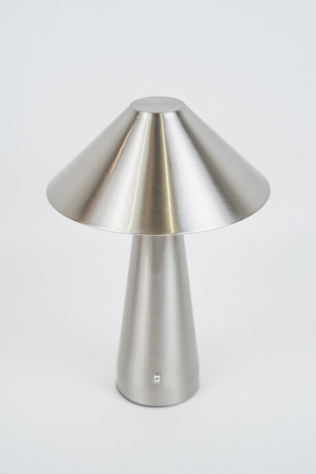 Lampara De Mesa Luthan, Touch Usb Plateado