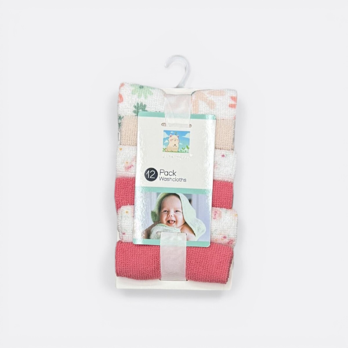 Babitas De Bebé Pack X12 Colores - Rosa Chicle Y Blanco 