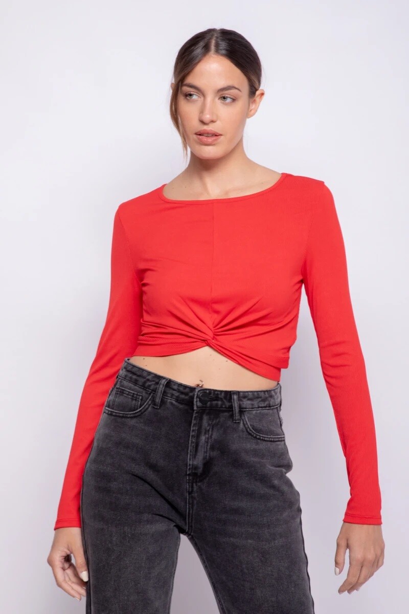 TOP D.CASSIN CREUZA - ROJO 