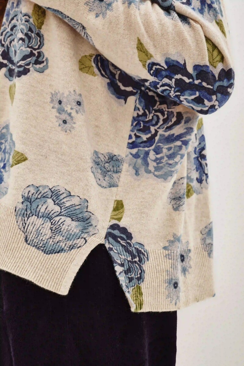 Sweater Cymade Bouquet Gris Melange