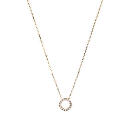 Conjunto e colgante y cadena de oro 9 ktes con circonias. Conjunto e colgante y cadena de oro 9 ktes con circonias.