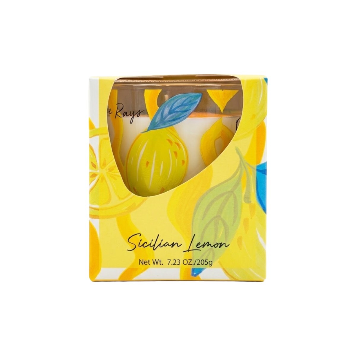 VELA AROMATICA LEMON 8X9CM 