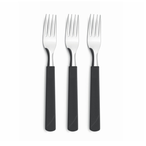 Set X3 Tenedores Treviso de Simonaggio NEGRO