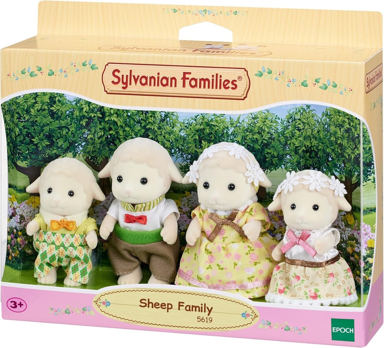 Sylvanian Families Familia De Ovejas 5619 