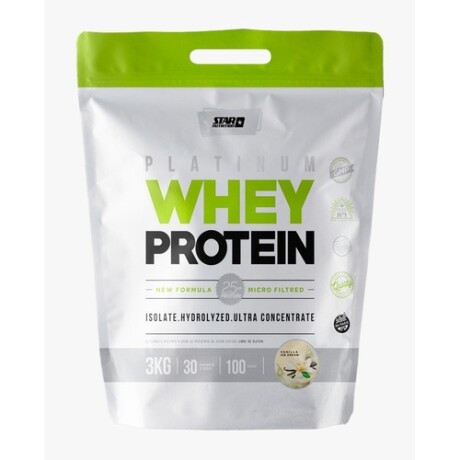 Suplemento Whey Protein Star Nutrition Platinum 3Kg Vanilla ice cream