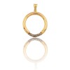Dije aro combinado-Oro bajo-Sin piedra-CP8721 sinpiedra