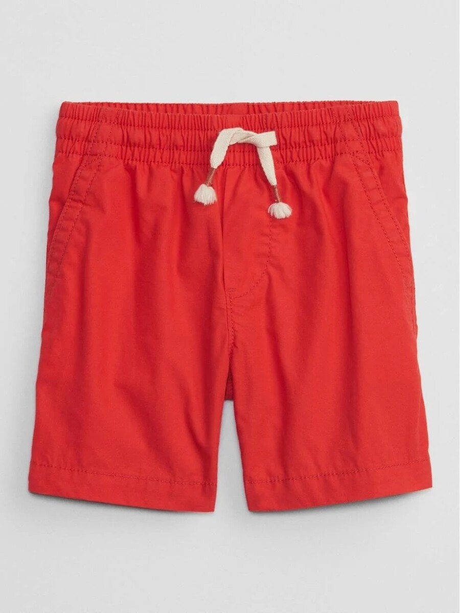 Short Con Elástico Toddler Niño - Tomato Red 18-1660Tcx 