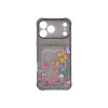 Protector para iPhone 17 Pro Max diseño flores color negro Protector Para Iphone 17 Pro Max Diseño Flores Color Negro
