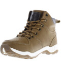 Botas de Niño Croco Kids Botita SANTI acordonada Marrón Camel