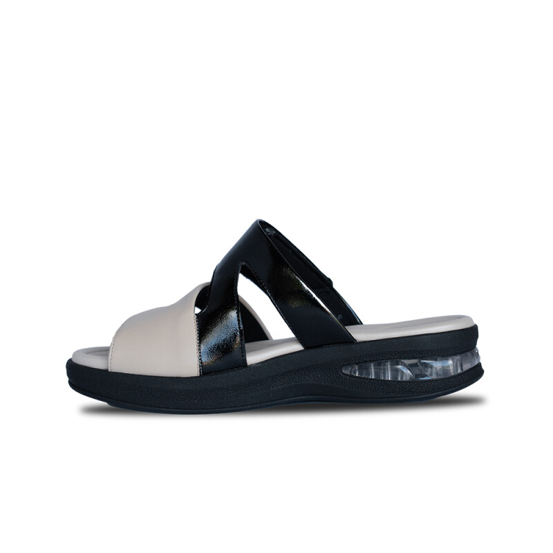 Sandalia de dama Piccadilly BEIGE/BLACK