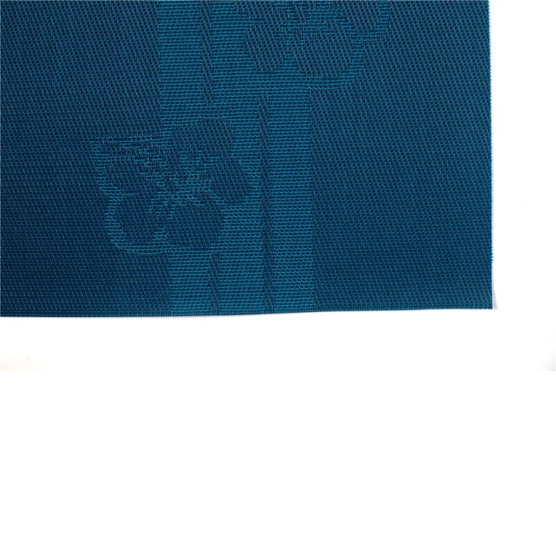 INDIVIDUAL PVC TURQUEZA C/FLORES 47*32CM INDIVIDUAL PVC TURQUEZA C/FLORES 47*32CM