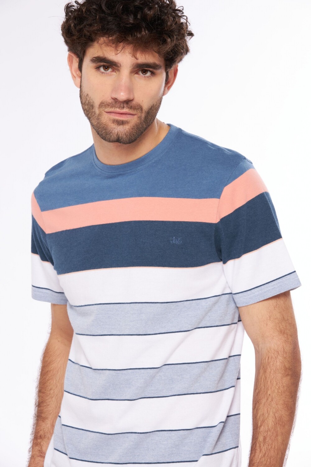 REMERA RAYADA Marino