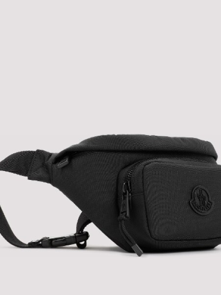 Moncler -Riñonera de nylon con gran capacidad, Durance Negro