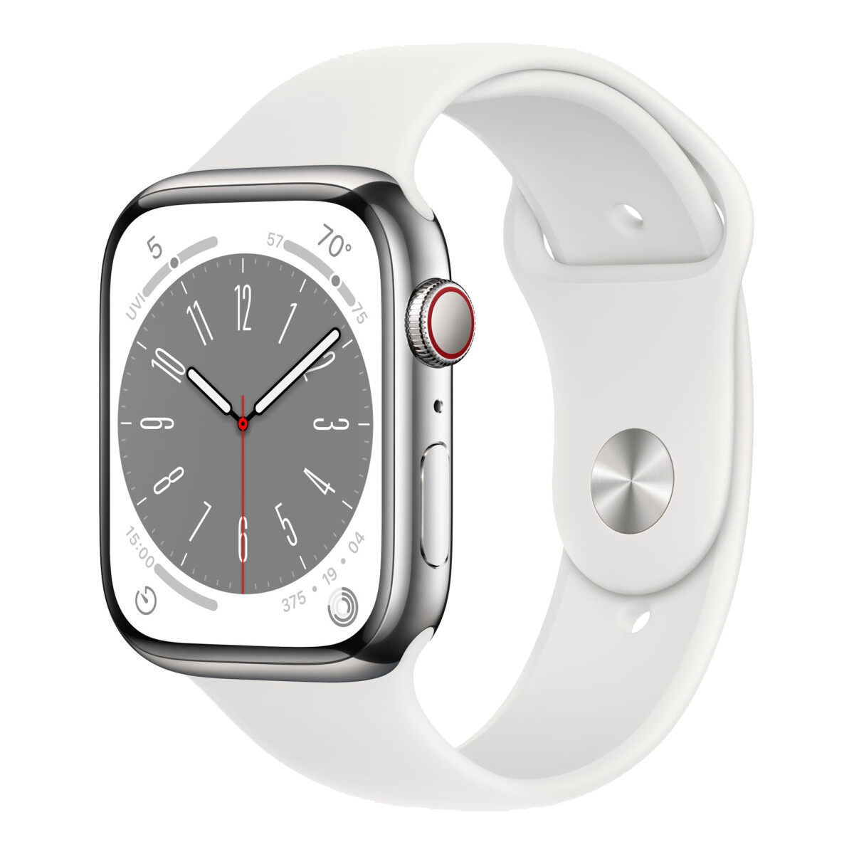 Apple - Smartwatch Apple Watch Series 8 45MM M/l MP6Q3LL/A - 5ATM / IP6X. Retina Oled Ltpo. 32GB. Wi 