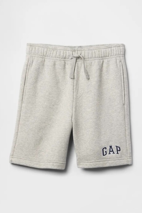 Short Deportivo Logo Gap Niño Light Heather Grey
