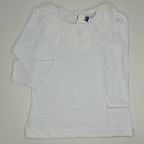 Remera nena cuello muselina Remera nena cuello muselina